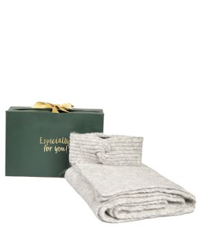 Giftbox Cozy Women Headband and Scarf
