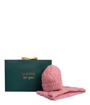 Giftbox Cozy Girls Kids Beanie and Col